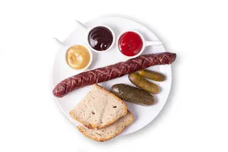 Kiełbasa wołowa W Szyszkę + Coca-Cola 250 ml