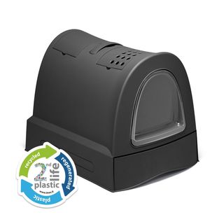 IMAC WC za mačke ZUMA 2nd Life, zatvoreni, s filterom, 40x56xh42,5cm, crna (KOD IM83491)