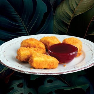 Панирани сиренца със сладко от боровинки (200г)