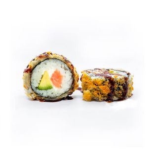 Futomaki hot de Philadelphia y salmón (8 uds.)