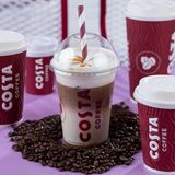 ცივი კარამელ მაკიატო საშუალო ზომა