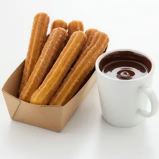 5 raciones de churros más 5 chocolates (660 g.) (38 uds. aprox)