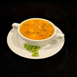 Суп гороховий з куркою (350г)