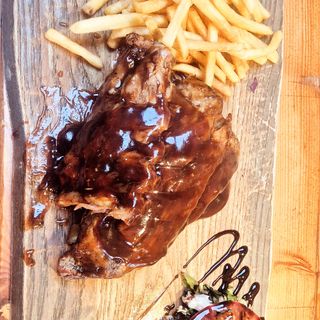 BBQ Ribs half portion