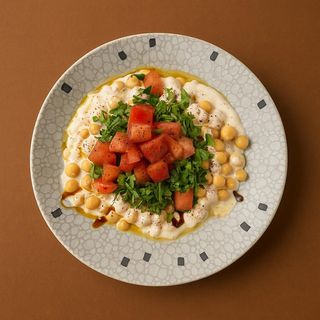 Garbanzos o Frijoles con Tahini
