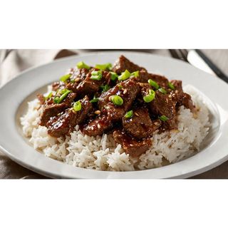 Beef Fry or Stew With Rice or Chips