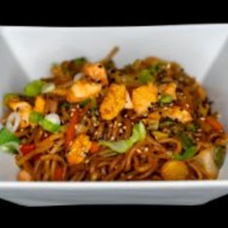Yakisoba Salmón