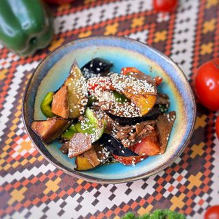 Из баклажанов с телятиной