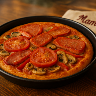 Pizza Pequeña De Champiñones