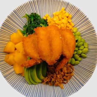 Poké De Langostinos Wakame