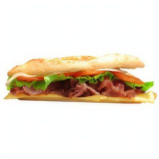 Bocadillo De Bacon Con Tomate Y Queso