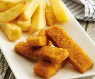 Fish Fingers + Chips