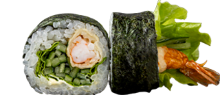 Рол Футомакі з темпура креветкою (225г)