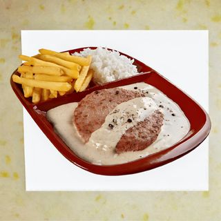 Bitoque Hambúrguer com Molho de Pimenta