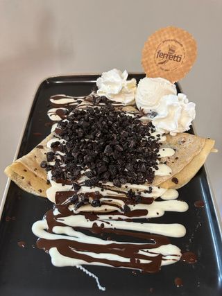 Crepe Black Cookie