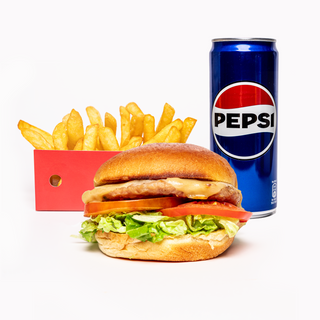 Menú Hamburguesa CBK Pollo