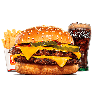 Menu Double Cheeseburger