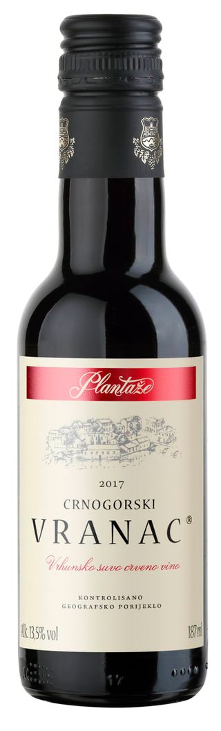 Vranac, Plantaže MNE