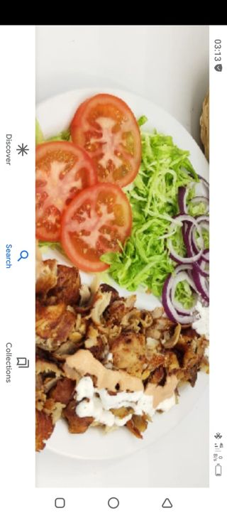 Vaschetta grande carne verdure salse