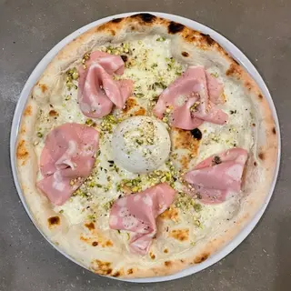 Pizza Mortadella & Burrata- Muy cremosa