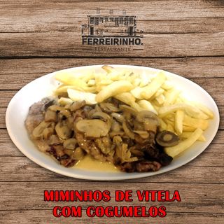 Bifinhos de Vitela com Cogumelos