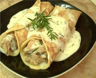 Crêpe Poulet Champignon