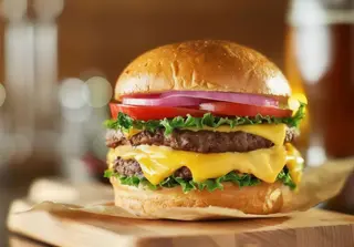 Menú hamburguesa doble