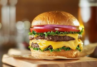 Menú hamburguesa doble