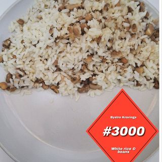 White Rice Nd Beans/ Stew