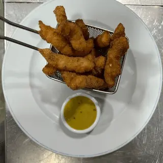 Lágrimas de pollo mostaza-miel