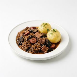 Bigos z ziemniakami