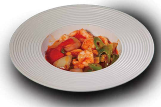 203 Gamberi  in salsa piccante