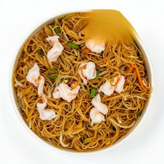 6. Spaghetti di riso con gamberetti
