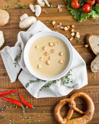 Суп из белых грибов