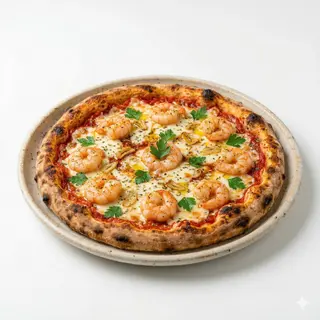 Pizza De Gambas