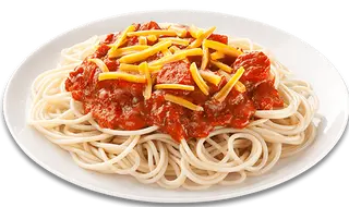 Spaghetti Viande + Frites