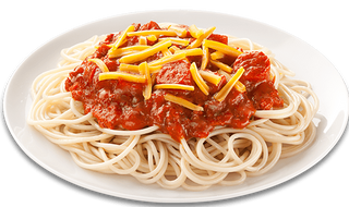 Spaghetti Viande + Frites