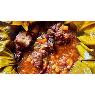 Goat's Meat Luwombo