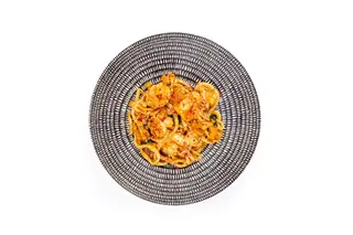 WOK с креветками