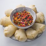 Конина с пампушками