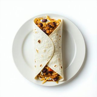 Burrito queso con frijoles