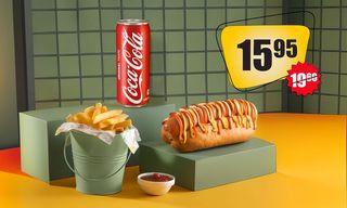 კომბო ჰოთ- დოგი ბავარიული სარდელით