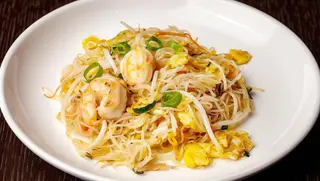 Spaghetti sottili di Grano Saraceno con Pesce misto