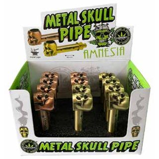 Cachimbo Caveira Metal