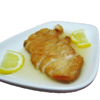 Pollo con salsa limón