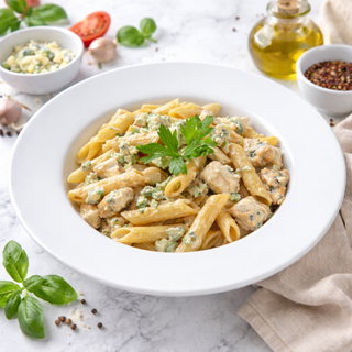 Penne cu pui si gorgonzola 400G