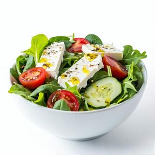 Ensalada con Rulo de Cabra