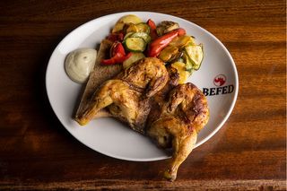 Galletto befed con verdure