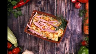 Картофи с шунка (400г)