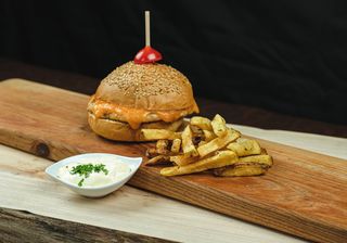 Hambúrguer de Frango